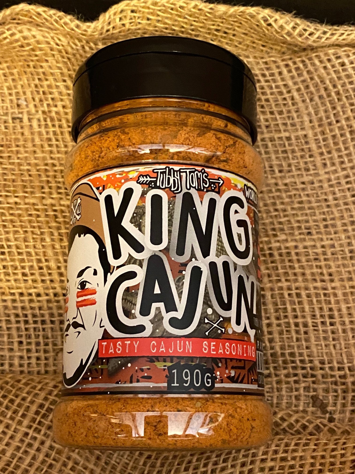 Tubby Tom’s King Cajun Seasoning 200g The Hatchery Farm Shop